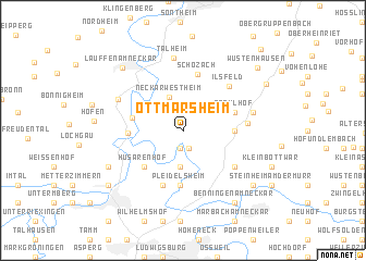 map of Ottmarsheim