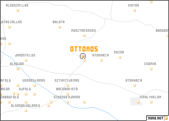 map of Öttömös