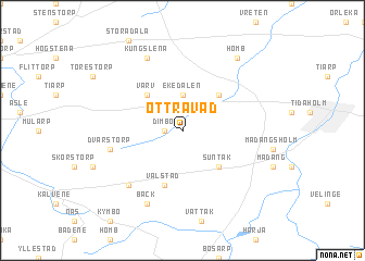 map of Ottravad