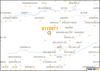 map of Ottrott