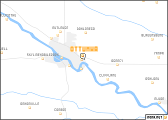 map of Ottumwa