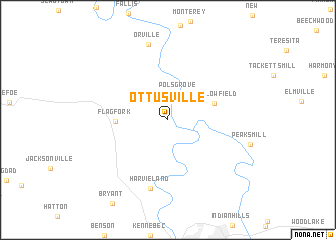 map of Ottusville