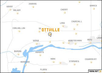 map of Ottville