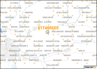 map of Ottwangen