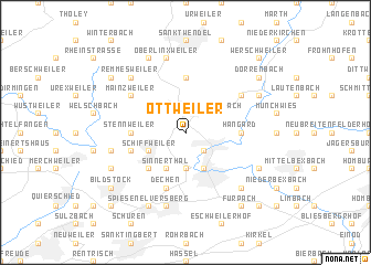 map of Ottweiler