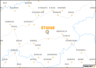 map of Otukwe