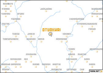 map of Otuokwai