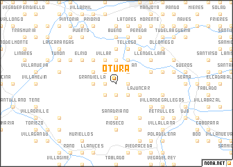 map of Otura