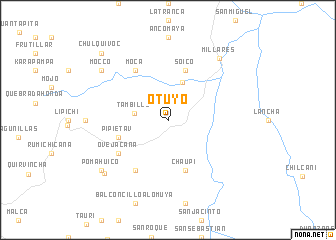 map of Otuyo