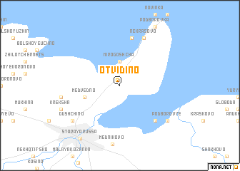 map of Otvidino