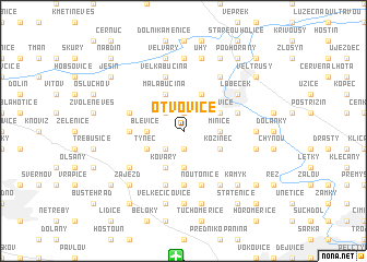 map of Otvovice