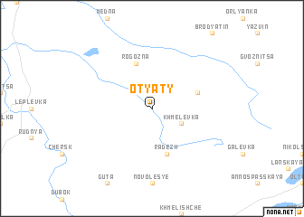 map of Otyaty