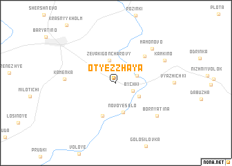 map of Ot”yezzhaya