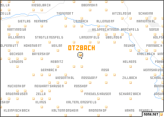 map of Otzbach