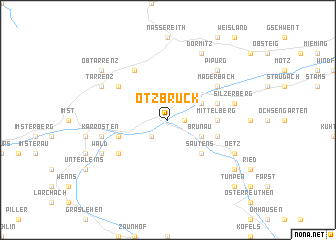 map of Ötzbruck
