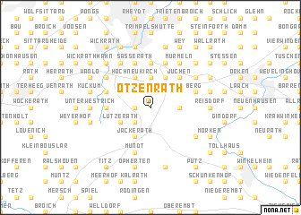 map of Otzenrath