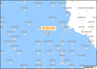 map of Ouadam