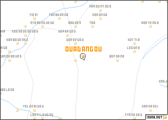 map of Ouadangou