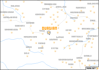 map of Ouadian