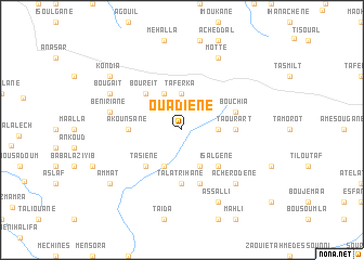 map of Ouadiene