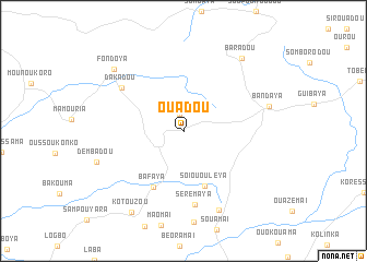 map of Ouadou