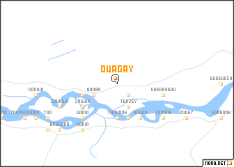 map of Ouagay
