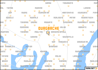 map of Ouagbache