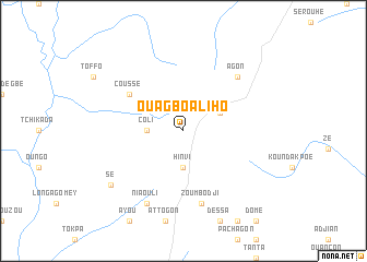 map of Ouagbo-Aliho