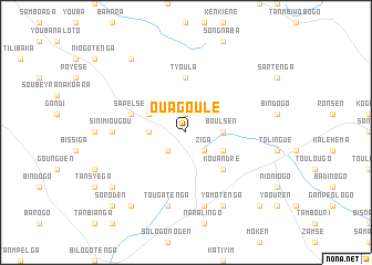 map of Ouagoulé