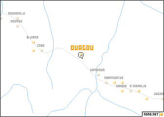 map of Ouagou