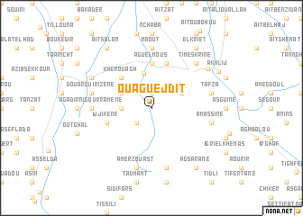 map of Ouaguejdit