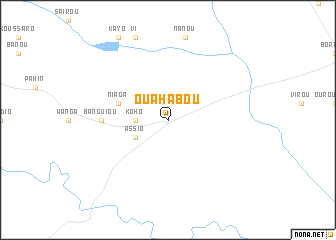 map of Ouahabou