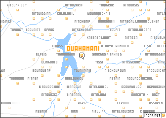 map of Ouahamani