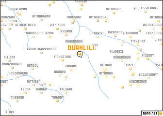 map of Ouahlili