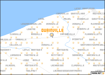 map of Ouainville