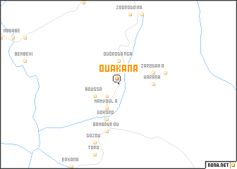 map of Ouakana