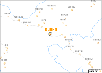 map of Ouaka