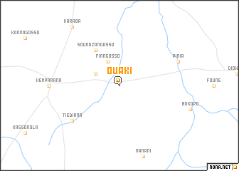 map of Ouaki