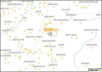 map of Ouakli