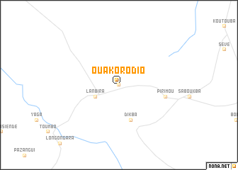 map of Ouakorodio