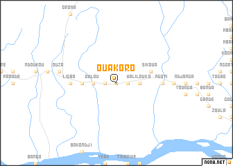 map of Ouakoro