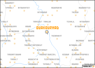 map of Ouakourmâd