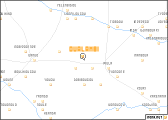 map of Oualambi