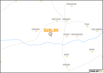 map of Oualam