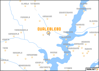 map of Oualé Blébo