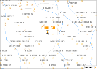 map of Oualga