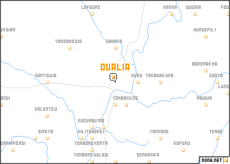 map of Oualia