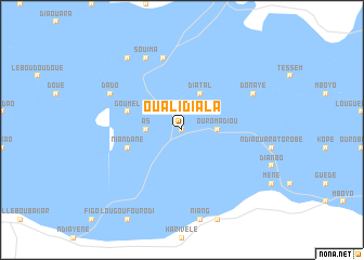 map of Ouali Diala