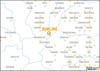 map of Oualimé