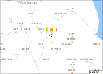 map of Ouali